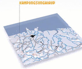 3d view of Kampong Sungai Aup