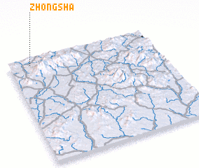 3d view of Zhongsha