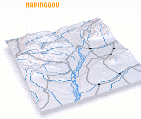 3d view of Mapinggou