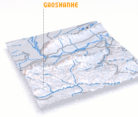 3d view of Gaoshanhe