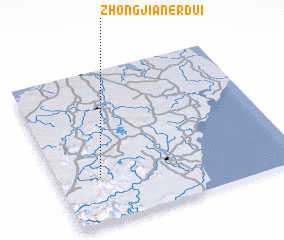 3d view of Zhongjianerdui