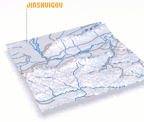 3d view of Jinshuigou