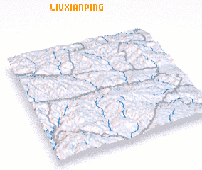 3d view of Liuxianping