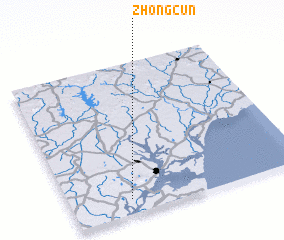 3d view of Zhongcun