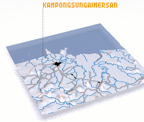 3d view of Kampong Sungai Mersan