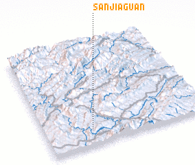 3d view of Sanjiaguan