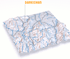 3d view of Dameishan