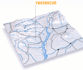 3d view of Yaoshucun