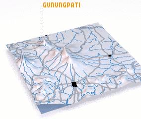 3d view of Gunungpati