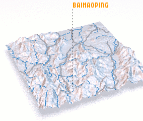 3d view of Baimaoping