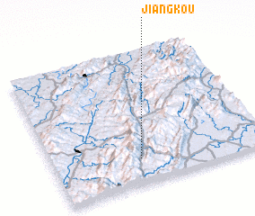 3d view of Jiangkou