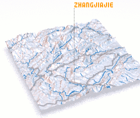 3d view of Zhangjiajie