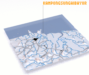 3d view of Kampong Sungai Bayor