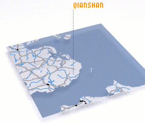 3d view of Qianshan