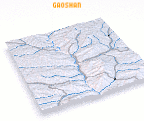 3d view of Gaoshan