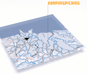 3d view of Kampung Piching