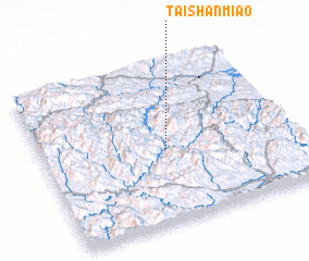 3d view of Taishanmiao