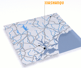 3d view of Xiashanqu