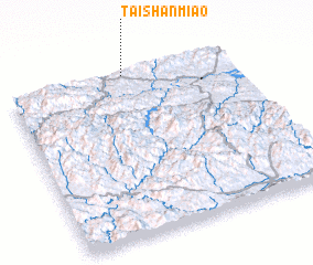 3d view of Taishanmiao