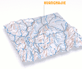 3d view of Huangmajie