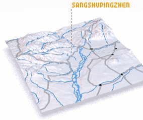 3d view of Sangshupingzhen