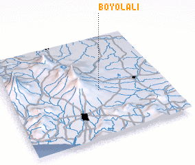 3d view of Boyolali