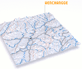 3d view of Wenchangge
