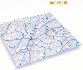 3d view of Dafengxi