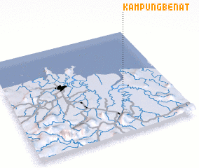 3d view of Kampung Benat