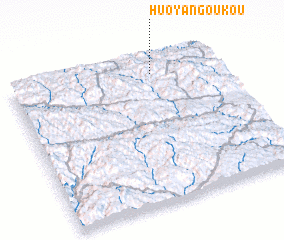 3d view of Huoyangoukou