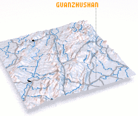 3d view of Guanzhushan