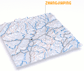 3d view of Zhangjiaping