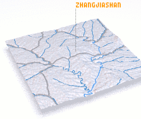 3d view of Zhangjiashan