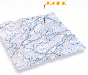 3d view of Luojiaping