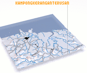 3d view of Kampong Kerangan Terusan