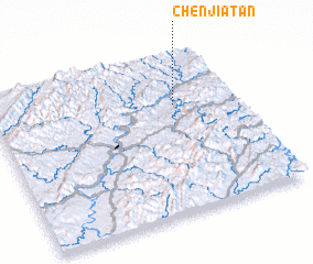 3d view of Chenjiatan