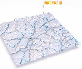 3d view of Xiaoyanxi