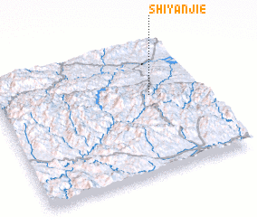 3d view of Shiyanjie