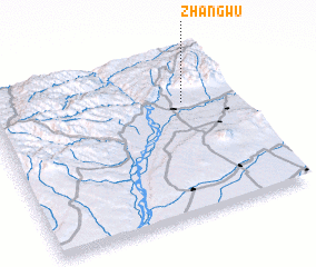 3d view of Zhangwu