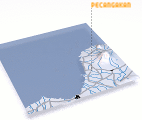 3d view of Pecangakan