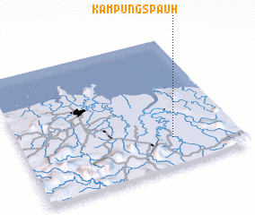 3d view of Kampung Spauh