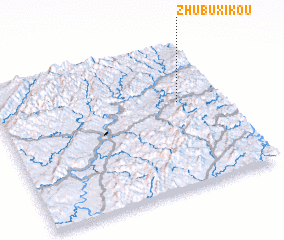 3d view of Zhubuxikou