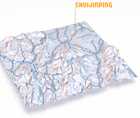 3d view of Shuijinping