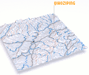 3d view of Qiaoziping