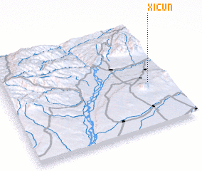 3d view of Xicun