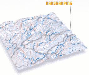 3d view of Nanshanping