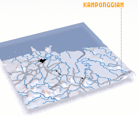 3d view of Kampong Giam