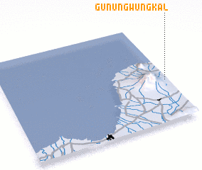 3d view of Gunungwungkal