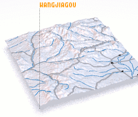 3d view of Wangjiagou