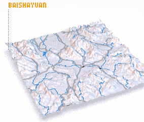 3d view of Baishayuan